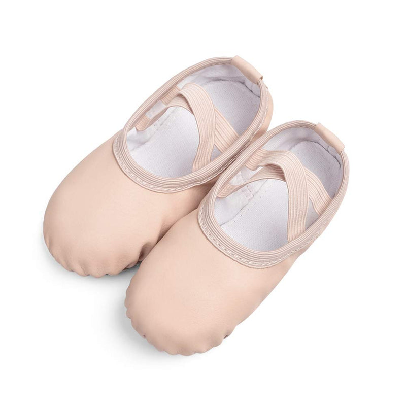 [Australia - AusPower] - Stelle Girls Ballet Dance Shoes Slippers for Kids Toddler 5 Toddler Ballet Pink(beige) 