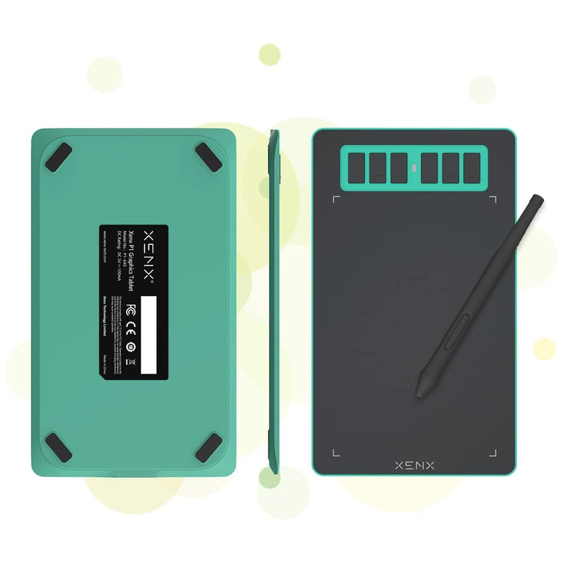 [Australia - AusPower] - XENX P1 MacOS and Android Supported Graphic Drawing Tablet P1-640 6x4 inch with 6 Shortcut Keys, 8192 Pressure Levels Battery-Free Pen for Digital Art, Design, E-Learning/Online Classes, OSU Gaming 