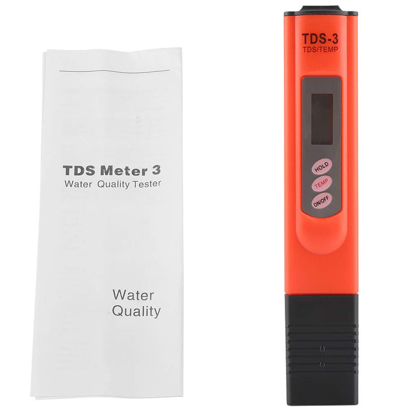 [Australia - AusPower] - Water Quality Monitor, Accurate Digital LCD Tds Water Quality Purity Monitor Ph Meter Tester for Water Laboratories, The Aquaculture Industry, Hospitals, Swimming Pools 