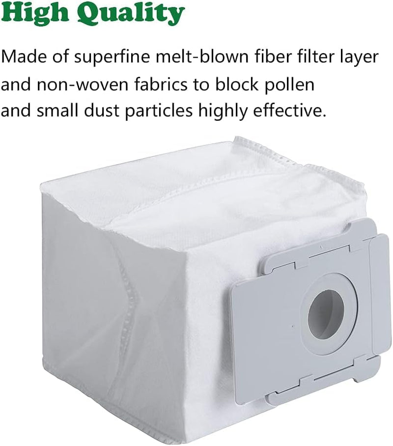 [Australia - AusPower] - LOTIN 16 Pack Replacement Parts for Roomba I&E Series i7 i7+ i8 i3 i6+/Plus E5 E6 E7 Vacuum Cleaner, 10 Pack HEPA Filters & 6 Pack Vacuum Dust Bags.â€¦ 