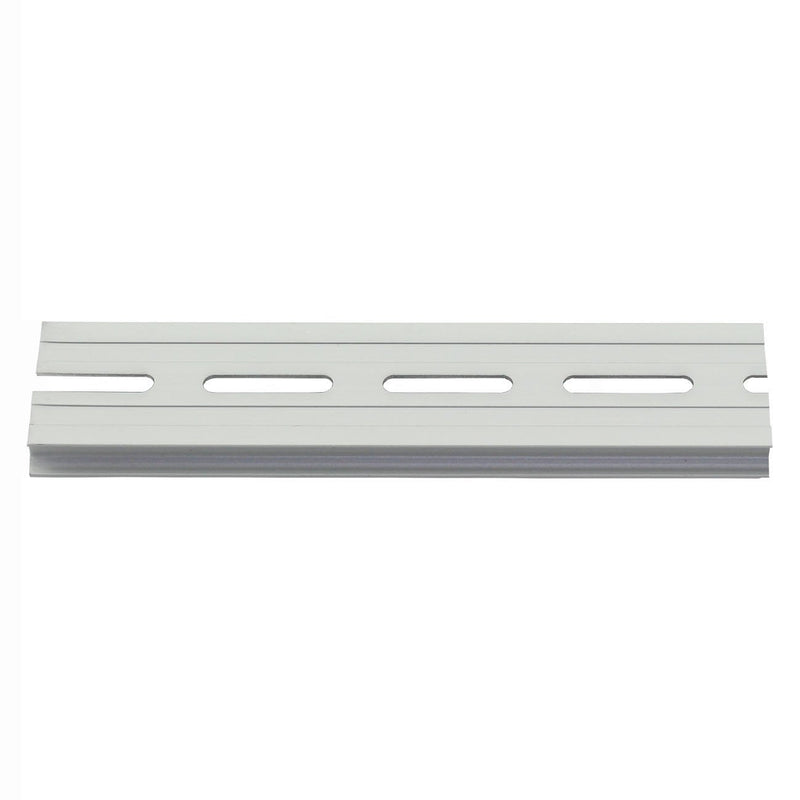 [Australia - AusPower] - PZRT 2-Pack Aluminum 1.1mm Thickness Slotted DIN Rail,150mm 5.9" Length 35mm Standard Width, for Single Phase Switch Installing Fixed Solid State Relay 150mm 