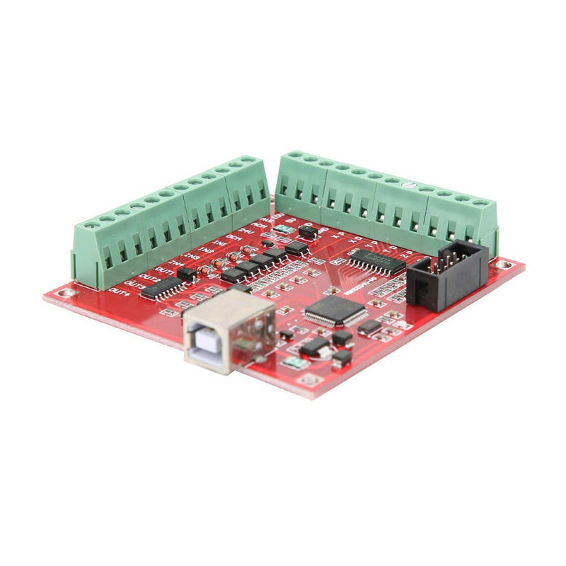 [Australia - AusPower] - CNC USB100Khz Break Out Board Support Stepper Motor Drive Servo Drive Red MACH3 