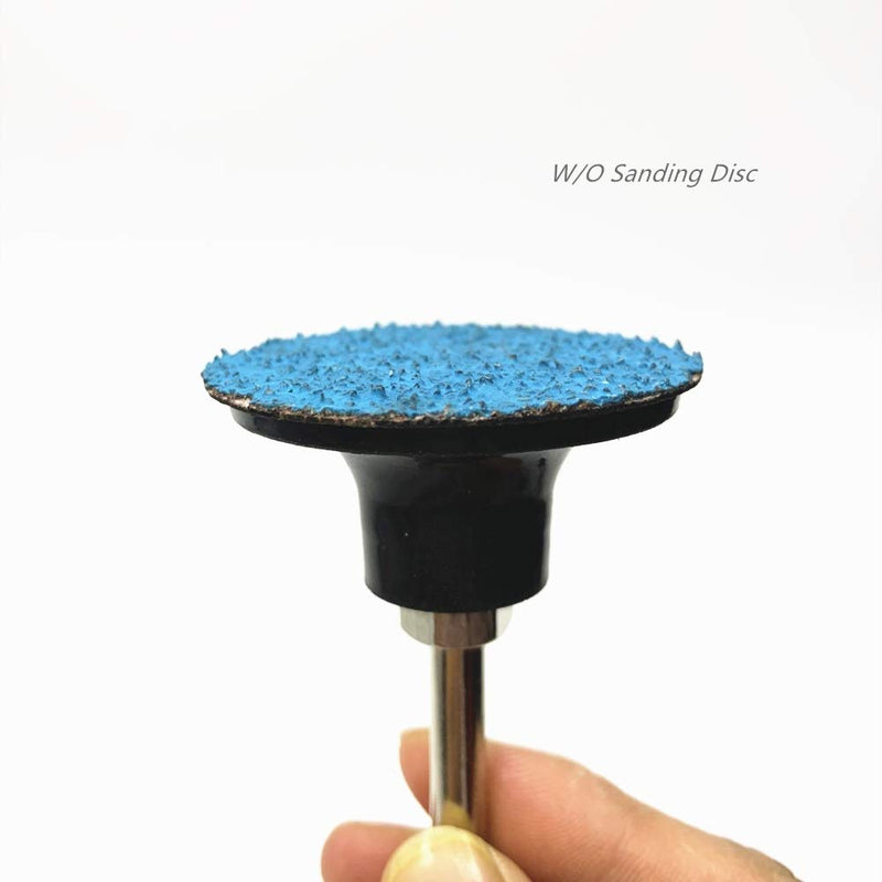 [Australia - AusPower] - Banmo Abrasive Roloc Disc Pad Holder 2" 3" with 1/4 Shank Die Grinder Accessories 1pcs of 1" + 3pcs of 2" + 1pcs of 3" 