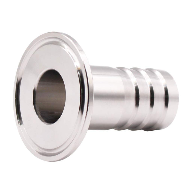 [Australia - AusPower] - Beduan 1.5" Tri Clamp to 1" Barb Fitting Stainless Sanitary Home Brew Adapter (Ferrule OD 50.5mm) 1 Inch Hose Barb 