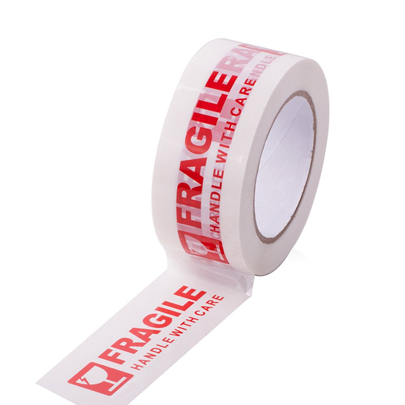 [Australia - AusPower] - AGU Warning Fragile Tape-Handle with Care Packing Printing Tape-2 Inch x 330 Feet (110 Yards) -1 Roll 1 Roll 