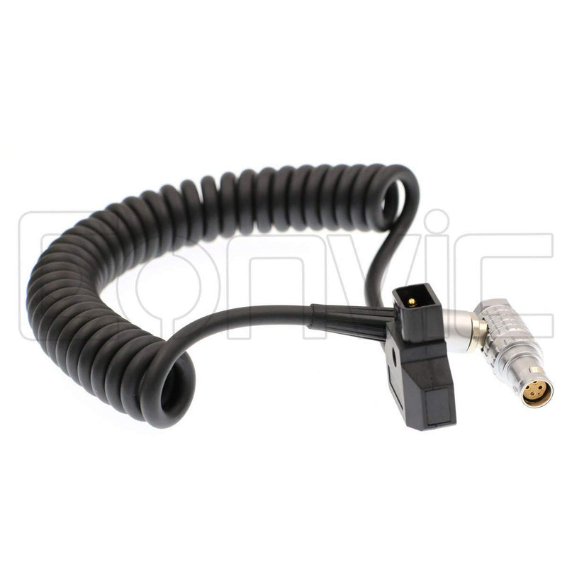 [Australia - AusPower] - Eonvic D-Tap to 1B 6pin Female Right Angle Coiled Power Cable for Red Scarlet & Epic Camera 