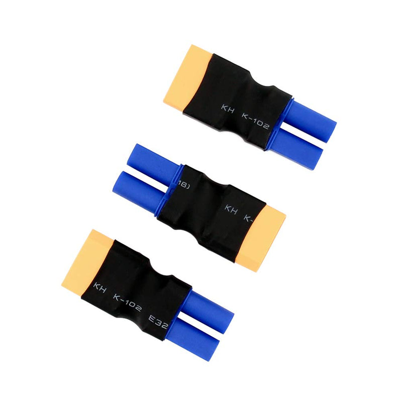 [Australia - AusPower] - BDHI 3pcs XT90 / XT-90 Male to EC5 Female Connector Adapter - Heavy Duty Adapter(B02-3) 