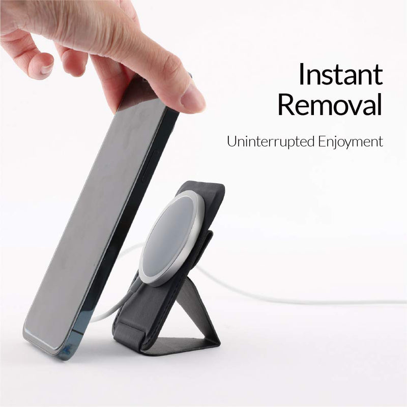 [Australia - AusPower] - MOFT The First Snap-On Magnetic Stand & MagSafe Wallet for iPhone 12 Series and iPhone 13/iPhone 13 Mini/iPhone 13 Pro Max (Night Black) 