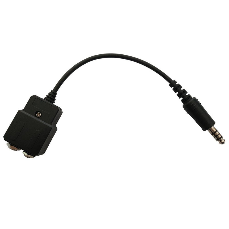 [Australia - AusPower] - General Aviation to Helicopter Headset Adapter Adapt Your GA Headset to a Helicopter with U174U Plug Free with Super high Density Sponge with O Ring which Suit for David Clark, Avcomm,ASA and ect on 