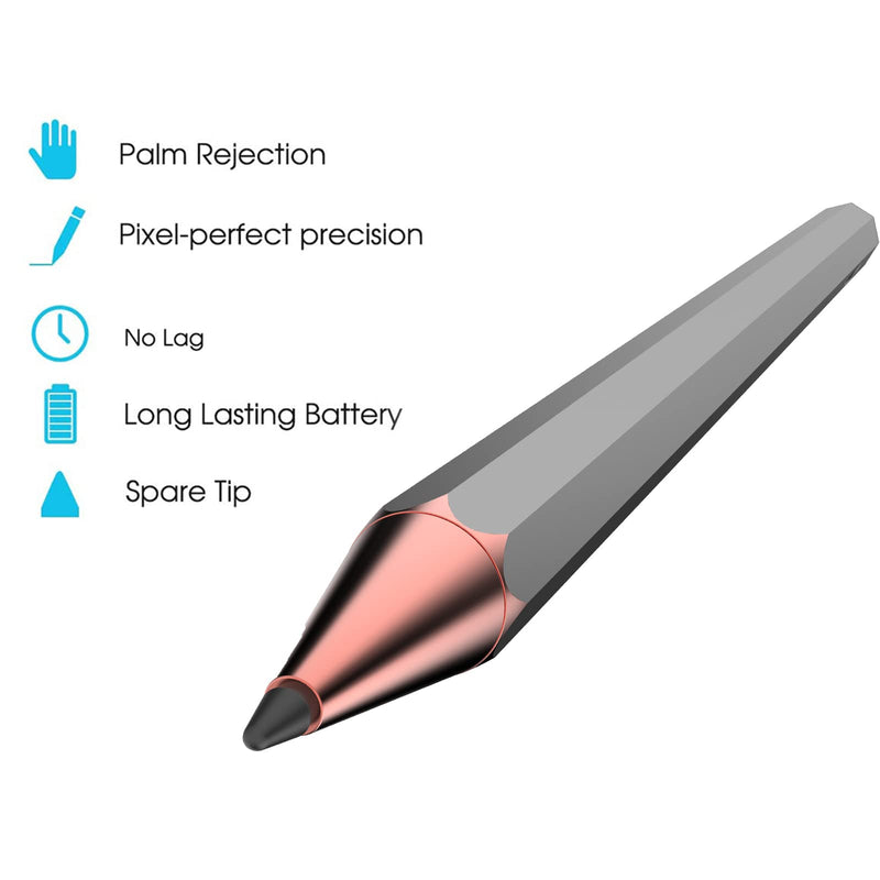 [Australia - AusPower] - CMARS Stylus Pens for Touch Screens with Palm Rejection, iPad Pen Compatible with (2018-2021) iPad Pro 11/12.9 inch, iPad 6/7/8/9th Gen, iPad Air 4th/3rd Gen, iPad Mini 5/6th Gen, Digital Pen (Black) 