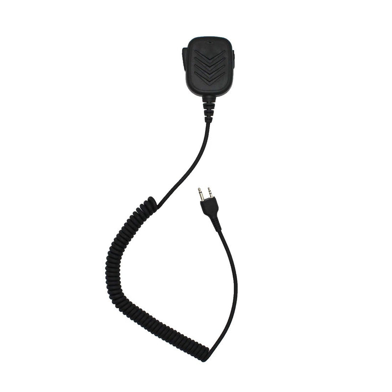 [Australia - AusPower] - GoodQbuy 2Pcs Waterproof Rainproof Shoulder Remote Speaker Mic Microphone for 2 pin Midland LXT500VP3 G227 G300 GXT500 GXT600 