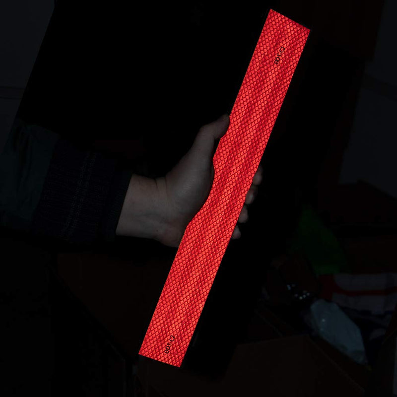 [Australia - AusPower] - STARREY Reflective Tape 1 inch Wide 15 FT Long DOT-C2 High Intensity Red - 1 inch Trailer Reflector Safety Conspicuity Tape for Vehicles Trucks Bikes Cargos Helmets 1INX15FT 