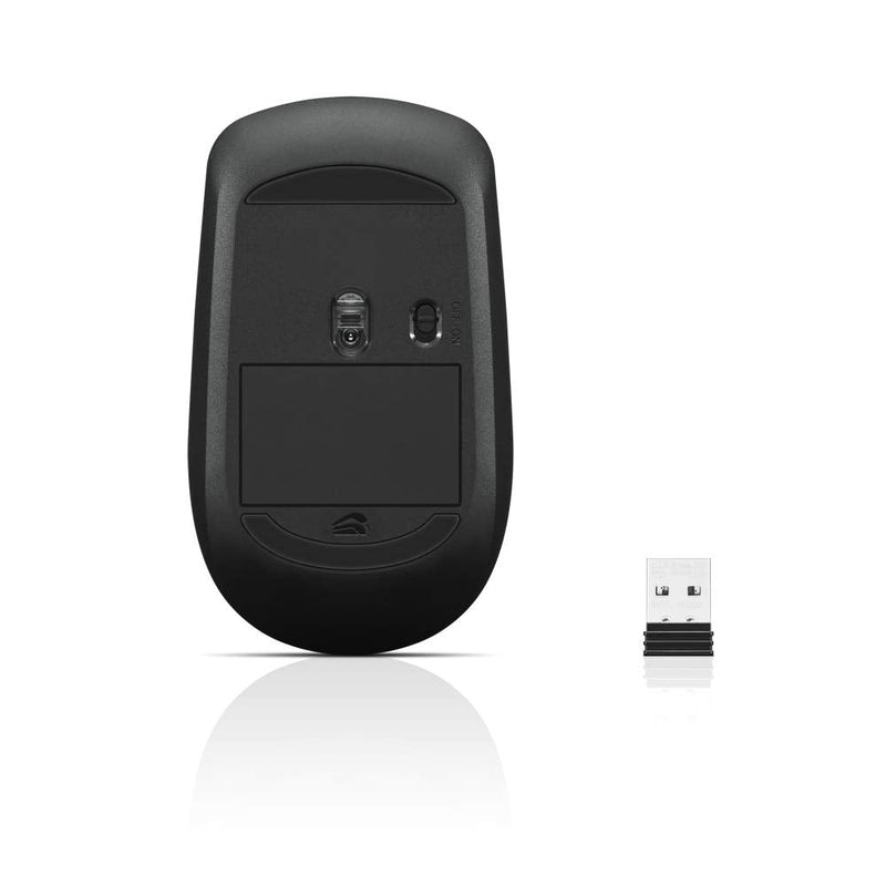 [Australia - AusPower] - Lenovo 400 Wireless Mouse, 1.46"H x 4.17"W x 2.48"D, Black, GY50R91293 