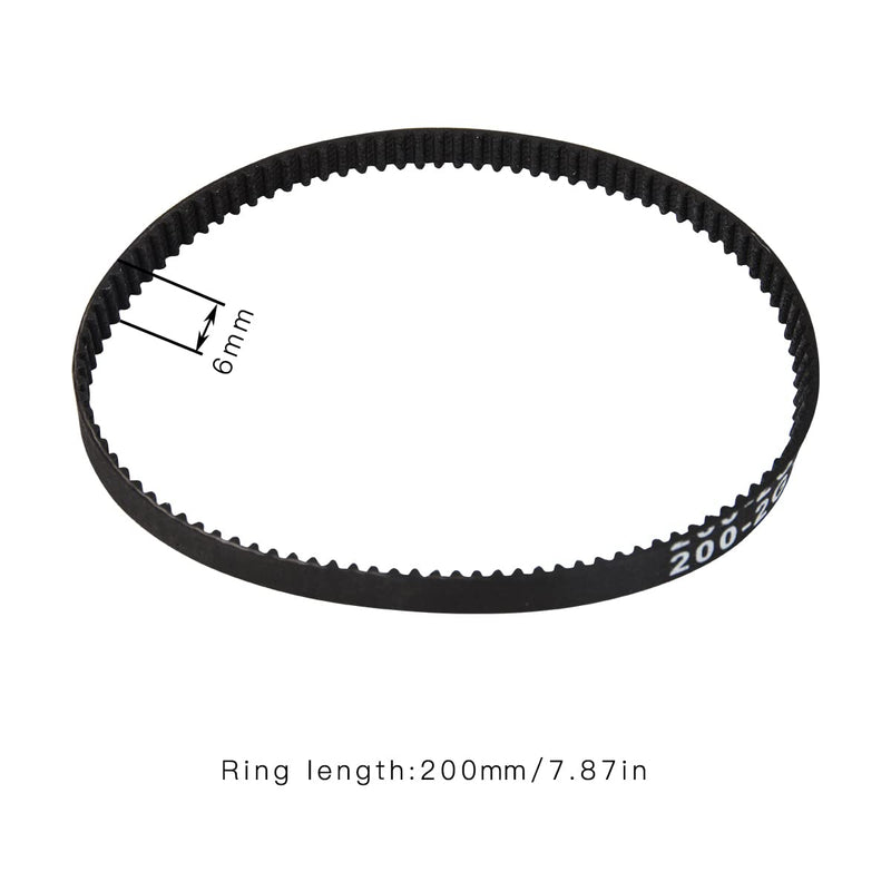 [Australia - AusPower] - Imdinnogo GT2 Closed Timing Belt with Synchronous Pulley Wheel 20&60 Teeth 5mm Bore Aluminum Timing Pulley Belt Length 7.87inch Width 6mm for 3D Printer CNC Mechanical Drive-(60T-5mm-6) 60T-5mm-6 
