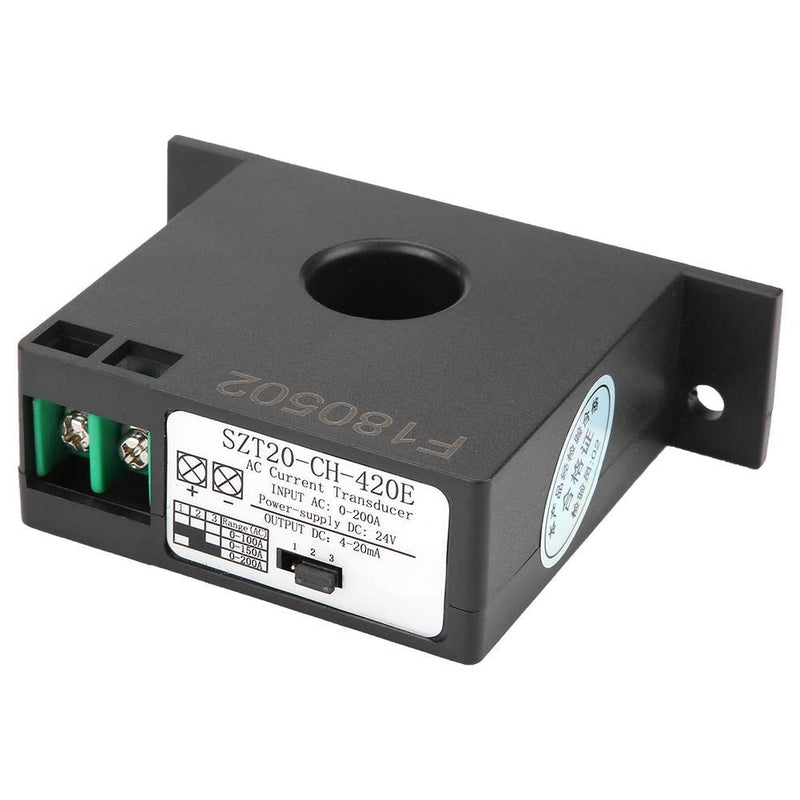 [Australia - AusPower] - Current Transmitter AC 0-200A Conversion Analog 4-20mA AC Isolator Transformer Converter Current Transducer 