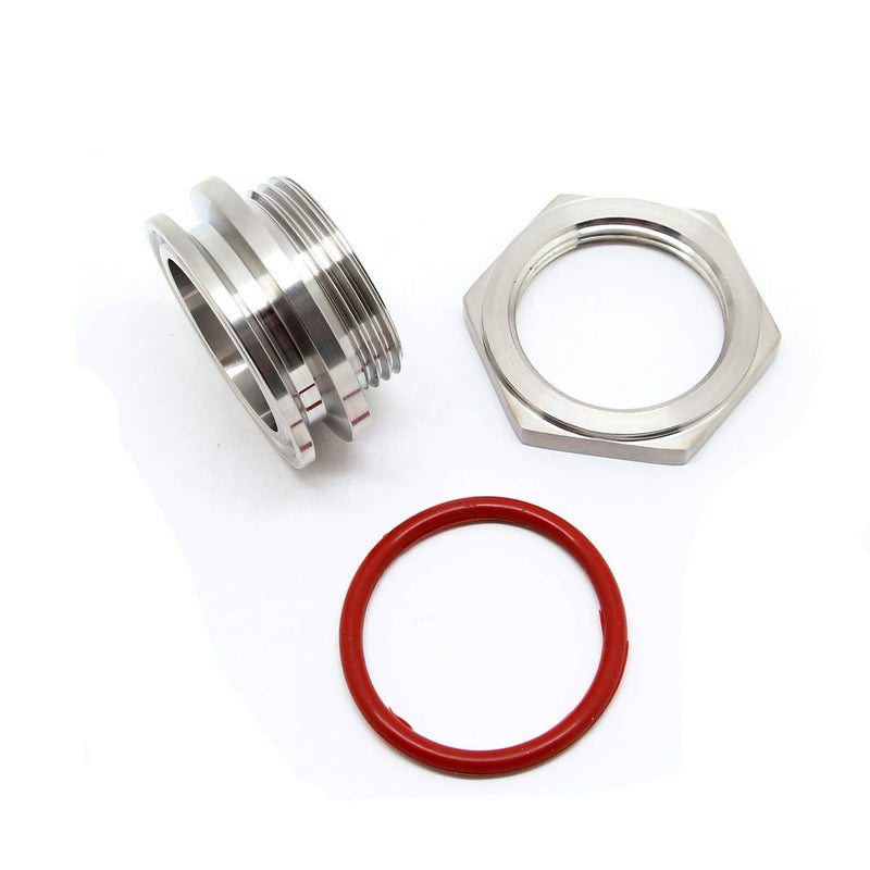 [Australia - AusPower] - QiiMii Stainless Steel 304 Bulkhead Compression Fitting 2"TC home-brew Weldless Bulkhead 2 Inch 