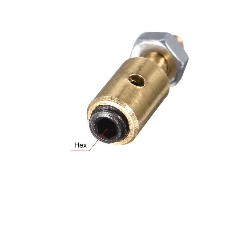 [Australia - AusPower] - uxcell Linkage Stoppers Connecting Servo Arm,Push Rod for RC Airplane,D4x1.2mm 5pcs 