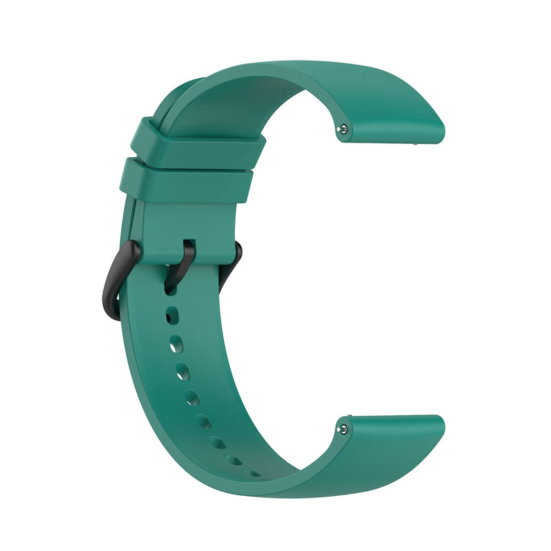 [Australia - AusPower] - Fit for Amazfit GTS 3 Bands for Women Men, 20mm Amazfit GTS 2e Quick Release Soft Silicone Replacement Watch Bands Straps Wristbands Bracelet Fit for Amazfit Bip lite Smartwatch Green-1 