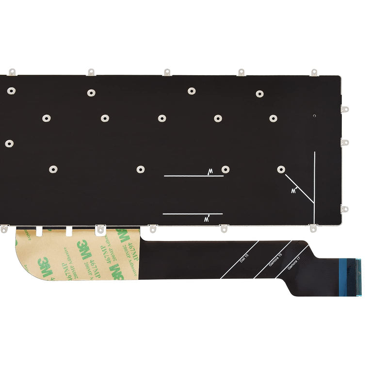 [Australia - AusPower] - SUNMALL Replacement Keyboard Compatible with Dell Inspiron 3579 3583 3779 5565 5567 5570 5575 5587 7566 7567 7577 7588 5767 5770 5775 7773 7778 7779 Laptop. (No Backlight) 