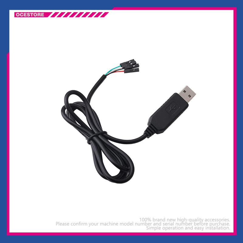 [Australia - AusPower] - OCESTORE 3Pcs CH340G USB to TTL Serial Converter Adapter,Download Cable USB to RS232 TTL Serial Adapter Converter Compatible for Ard uino 4 Pin Female Socket 