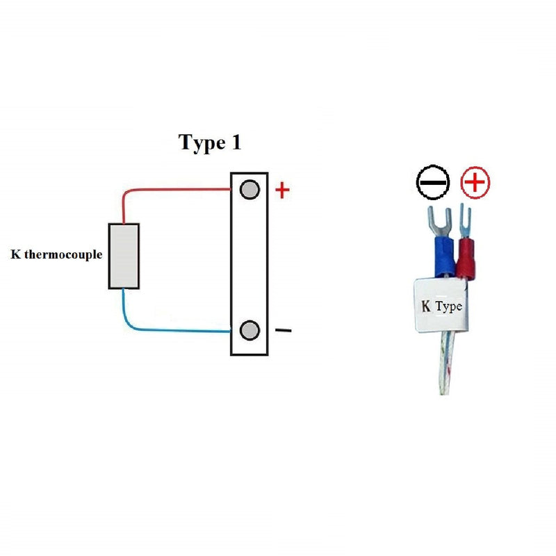 [Australia - AusPower] - Waterproof K Type Thermocouple - Jaybva Grounded Temperature Sensor Probe for PID Temperature Controller Two Wire Stainless Steel NPT3/4" BSPT 1/2" inch Pipe Thread 0~500℃ with 2m Shield Wire 1/2" K Type 