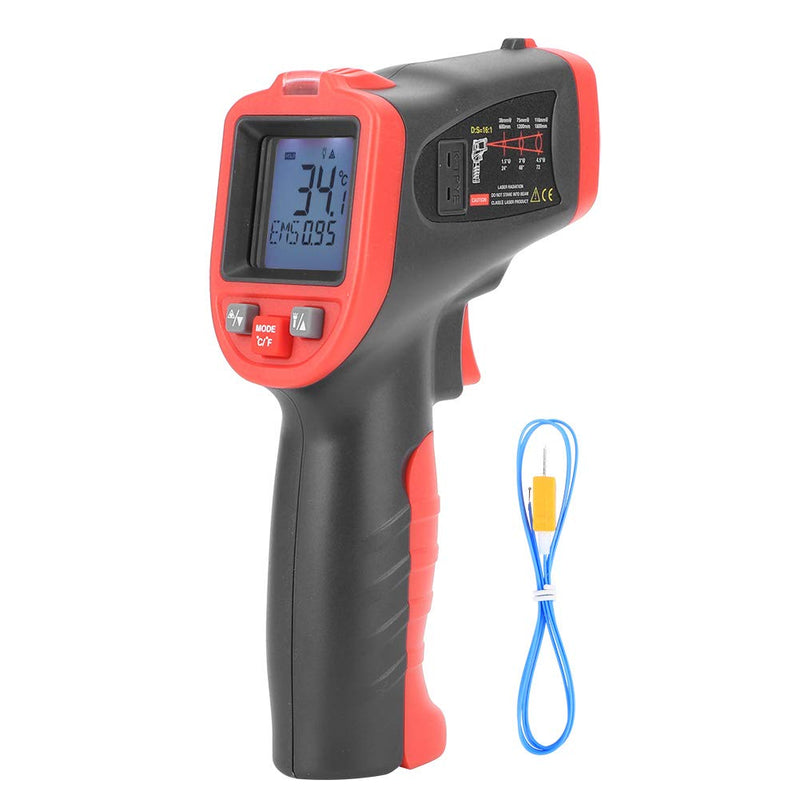 [Australia - AusPower] - Industrial Thermometer Hand‑Held Portable LCD Digital Non‑Contact Infrared Thermometer Temperature Meter ‑50℃‑1050℃ 