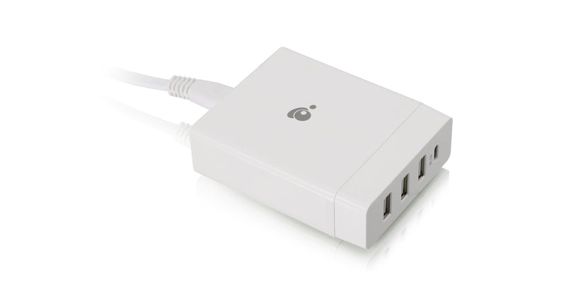 [Australia - AusPower] - IOGEAR USB-If Certified USB-C 72W 4-Port Charger, GPAWC72W, Designed to Work with MacBook and MacBook Pro 2016 and Later, and Other USB-C/Thunderbolt 3 Device 