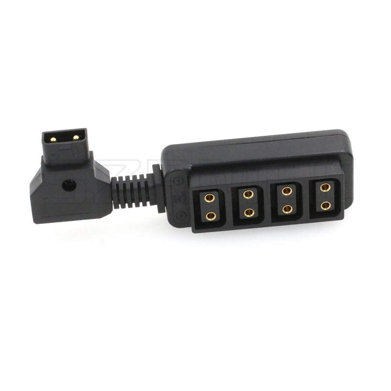 [Australia - AusPower] - SZRMCC Ultrashort D-tap Male to 4 Port P-tap Hub Splitter Power Cable for ARRI RED Cameras accesories 