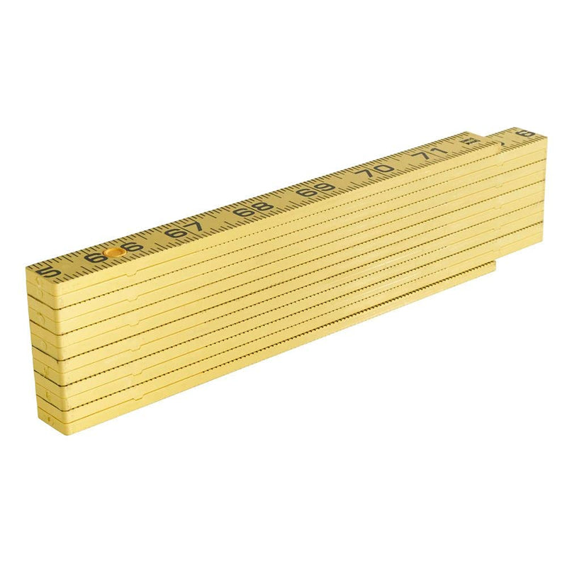 [Australia - AusPower] - Klein Tools 910-6 Folding Ruler 6-Foot, Durable Fiberglass, Inside Reading 
