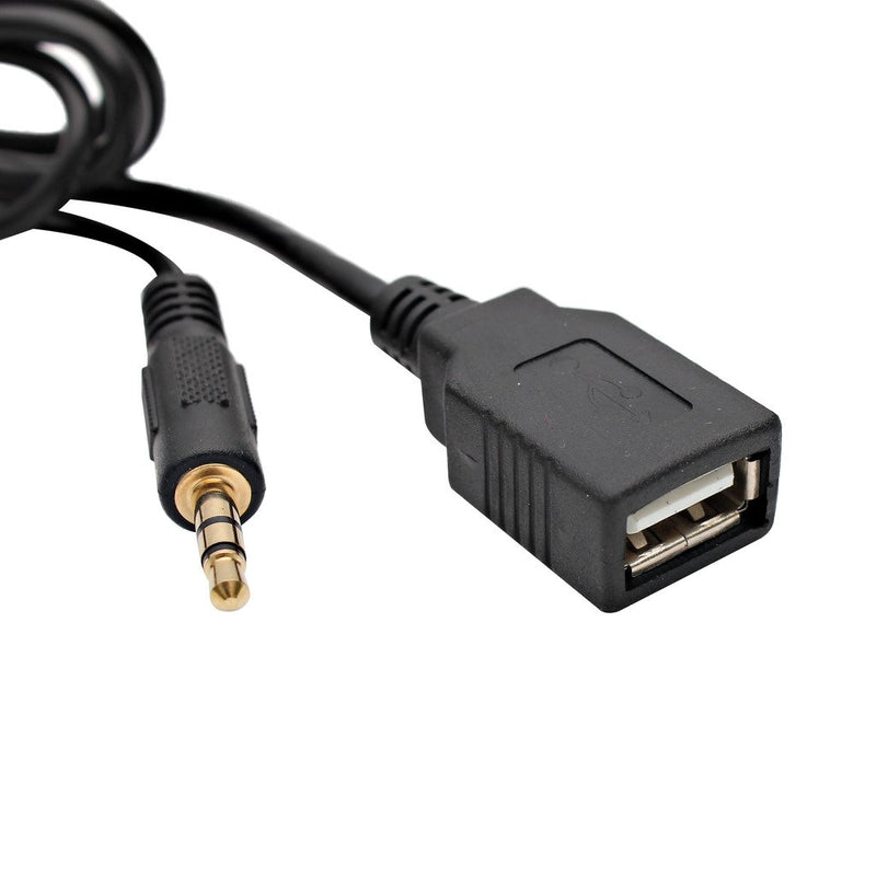 [Australia - AusPower] - Yomikoo Aux Cable, USB AUX Music Adapter Car Stereo CD Changer Compatible with Honda 2.4 2003-2011 Accord, 2002-2011 City, 2005-2011 CRV, 2006-2011 Civic, 2005-2011 Odyssey USB+AUX 