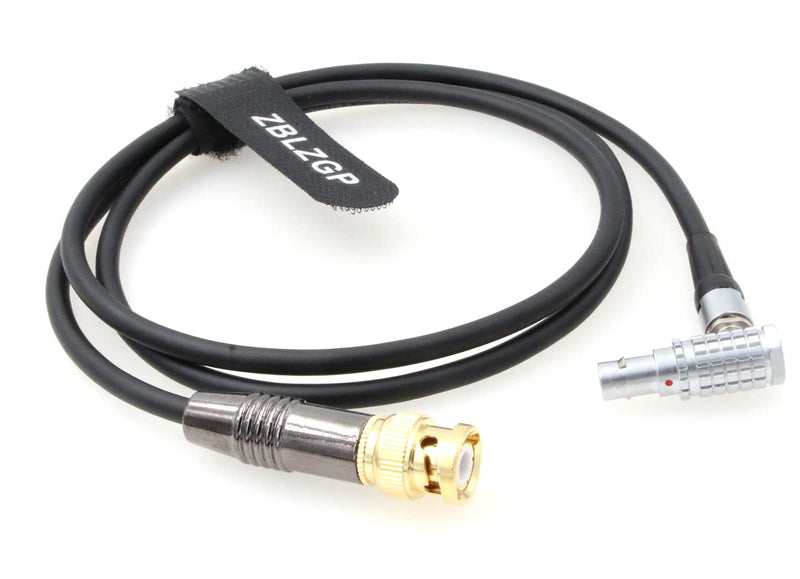 [Australia - AusPower] - ZBLZGP BNC to 5 Pin Timecode Cable for ARRI Alexa Mini/XT Camera Sound Devices ZAXCOM (Right Angle 5 pin) Right Angle 5 pin 
