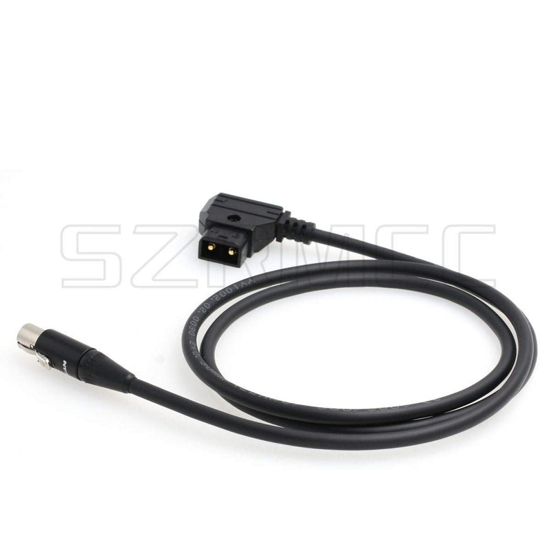 [Australia - AusPower] - SZRMCC TVLogic VFM Monitor Alphatron EVF Power Cable D-tap 2 Pin Male to Mini XLR 4 Pin Female (Straight Cable) Straight Cable 