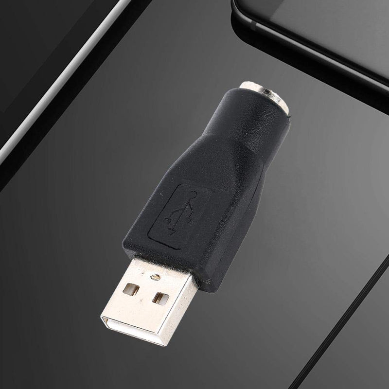 [Australia - AusPower] - 5pcs PS/2 Keyboard/Mouse to USB Converter Adapters USB Male to for PS/2 Female Adapter Converter No Driver for Keyboard Mouse with PS/2 Interface 