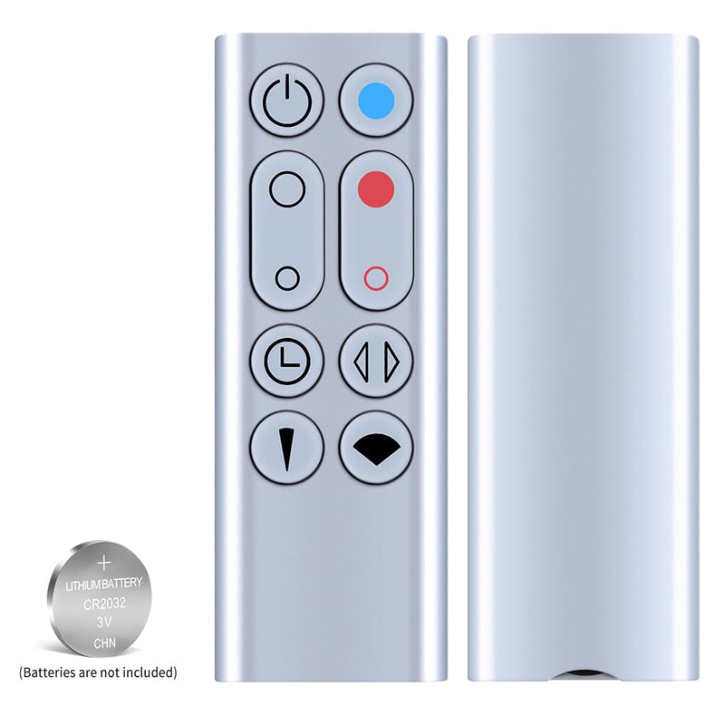 [Australia - AusPower] - PZL New 967197-13 Replacement for Dyson Pure Hot+Cool Fan Purifying Heater Remote Control HP00 HP01 (Silver) 