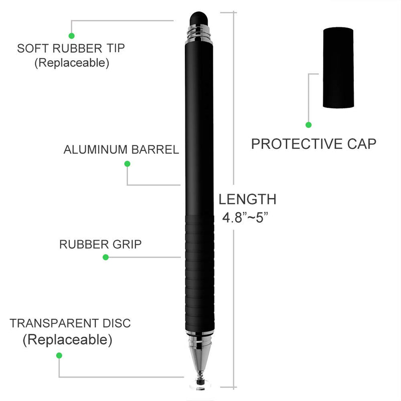 [Australia - AusPower] - Uligueto Universal Capacitive Stylus Pen for iPad iPhone Stylus Pens for Touch Screens Tablet Phone Pencil Android iOS 
