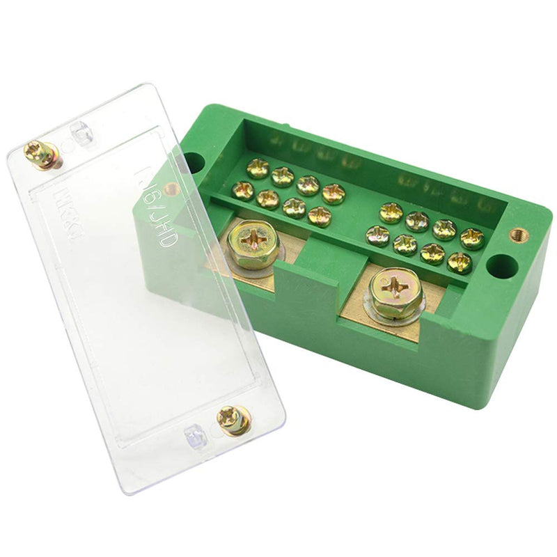 [Australia - AusPower] - WMYCONGCONG 660V 30A Single Phase 2 Inlet 8 Outlet Meter Box Junction Power Distribution Terminal Block 