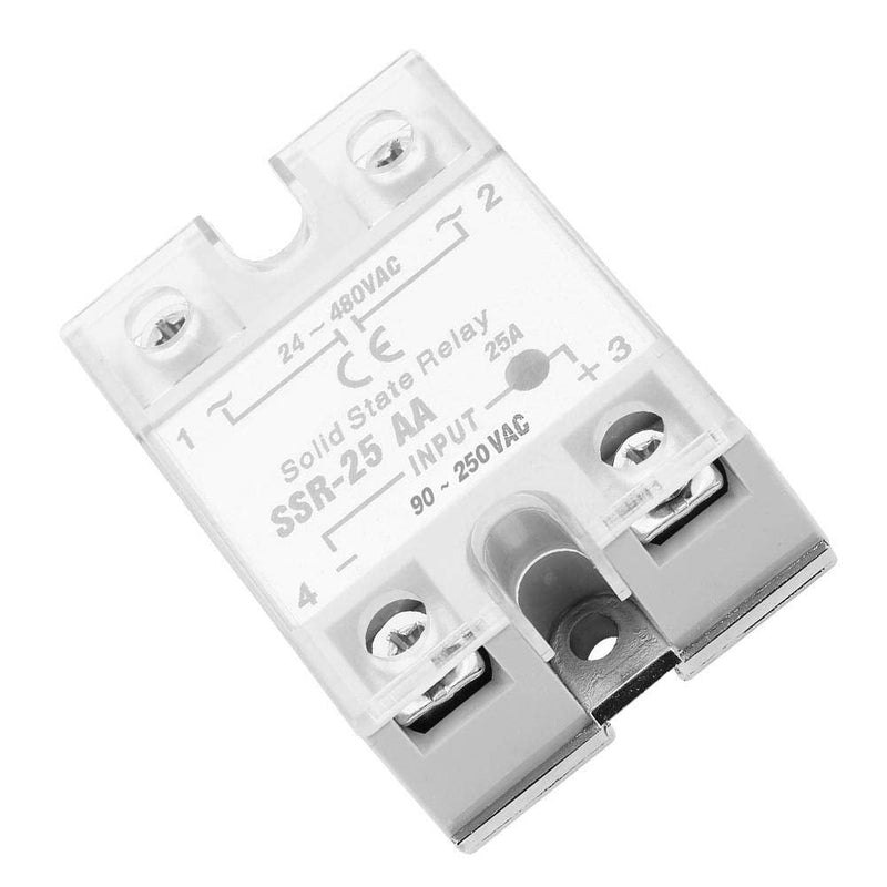 [Australia - AusPower] - Solid State Relay, Solid State Relay SSR-25 AA 25A Solid State Relay Module SSR AC-AC input 90-250 V AC output 24-480V AC 