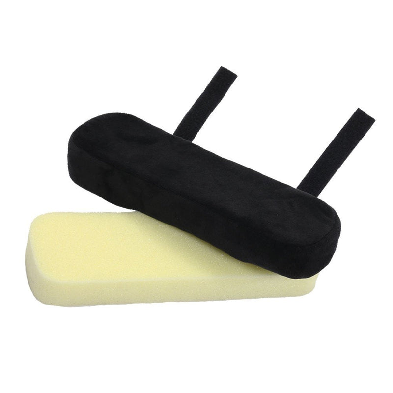 [Australia - AusPower] - Memory Foam Chair Armrest Pad, Comfy Office Chair Arm Rest Cover for Elbows and Forearms Pressure Relief(Set of 2) soft polyesterArmrest Pad S 