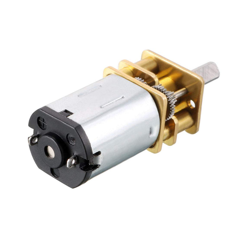 [Australia - AusPower] - uxcell Long Axis N20 Gear Notor Miniature DC Motor 12V 1000RPM Motor Round Shaft Low Speed High Torque 3mm x 100mm 