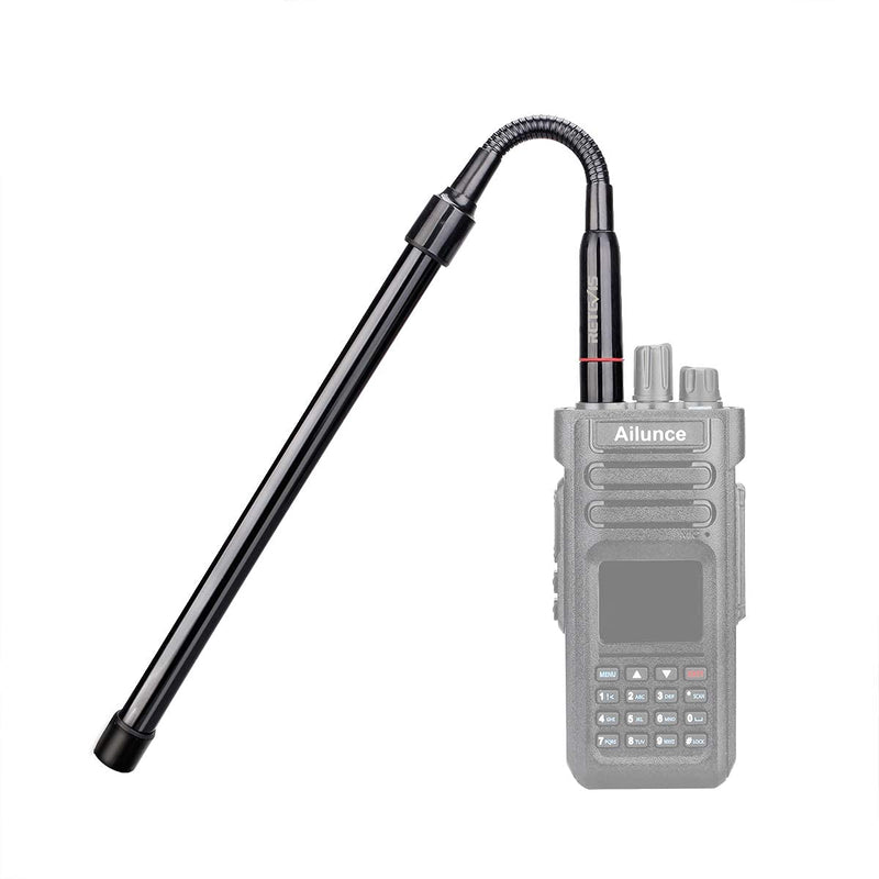 [Australia - AusPower] - Retevis Tactical Antenna, SMA-F Antenna for Baofeng UV-5R BF-F8HP UV-82 BF-888S UV-9R Retevis RT29 RT-5R RT21V RT86 RT6 Two Way Radios, 15.35-Inch Dual Band 144/430Mhz Antenna (1 Pack) 