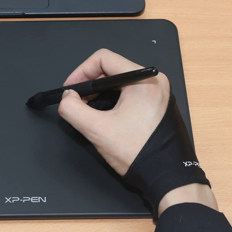 [Australia - AusPower] - XP-PEN Professional Artist Glove 2-fingers Glove for Graphics Drawing Tablet Graphic Monitor Suitable for Right Hand and Left Hand (Size M) 