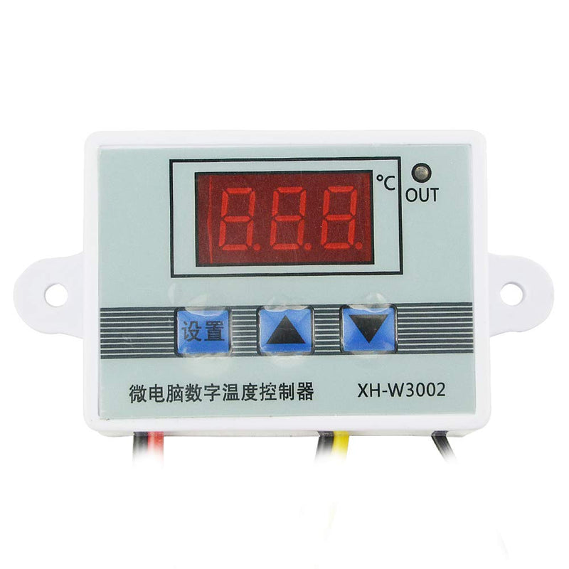 [Australia - AusPower] - XINGYHENG XH-W3002 DC 110V-220V 1500W 10A Microcomputer Digital Temperature Controller Digital Display Thermostat Control Switch and NTC 10K Thermistor Sensors Temperature Probe (110-220V 1500W) 