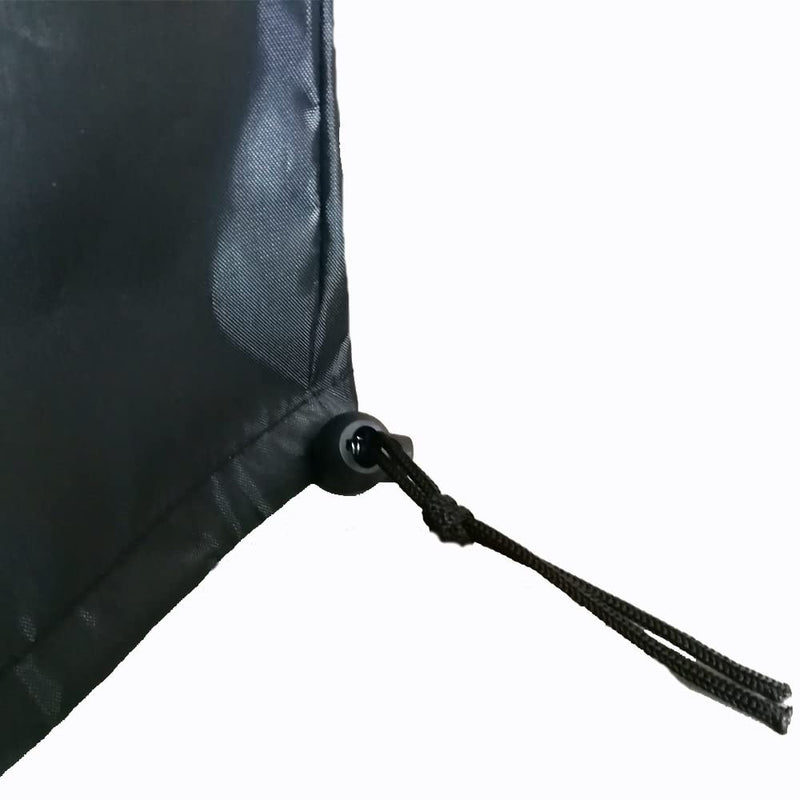 [Australia - AusPower] - CPU Dust Cover, Computer Desktop PC Mid-Tower [Antistatic, Waterproof] Jacket Protector, PC Case, Computer Dust Cover with Adjustable Elastic Cord (8.2W x16H x20D) 8.2''W x 20''D x 16''H Black 