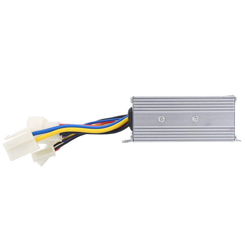 [Australia - AusPower] - Motor Controller 24v 500w Brushed Controller Box Battery Connector Aluminum Alloy Brushed Bike Brush Motor Control Box 
