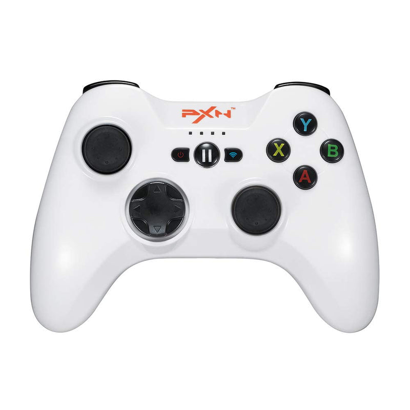 [Australia - AusPower] - Mfi Game Controller for Iphone PXN Speedy(6603) iOS Gaming Controllers for Call of Duty Gamepad with Phone Clip for Apple TV, Ipad, iPhone (White) white 