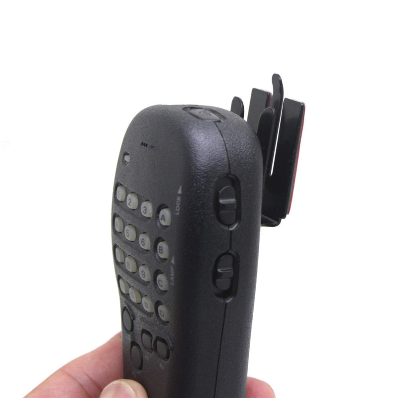[Australia - AusPower] - Kymate CB Mic Holder Mobile Radio Microphone Hang Up Clip for Yaesu Icom Vexter Motorola Kenwood MH48 MH36 HMN3596 HM133V HLN9073 GM300/340/950 CM200/300 Metal Hook Stick to Car 2Pack 