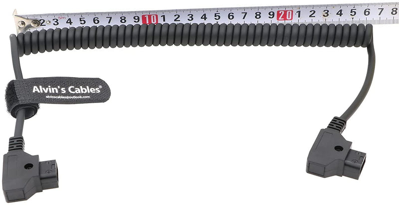 [Australia - AusPower] - Alvin’s Cables D-Tap Male to Dtap Male Coiled Extension Cable for DSLR Rig Battery 