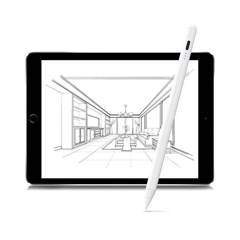[Australia - AusPower] - Rncowei Stylus Pen for Ipad with Power Display,Active Pencil Compatible with (2018-Later) Apple iPad,with Palm Rejection and Tilt Design ,for Precise Writing/Drawing 