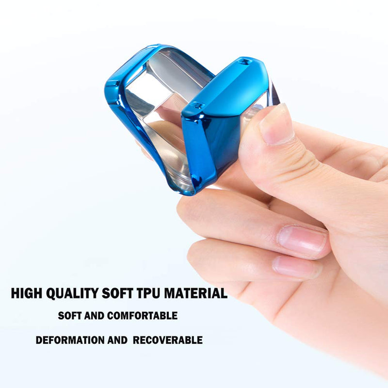 [Australia - AusPower] - Car Key Fob Cover,Fit for Kia Folding Key Fob Optima Alloy Keychain Blue 