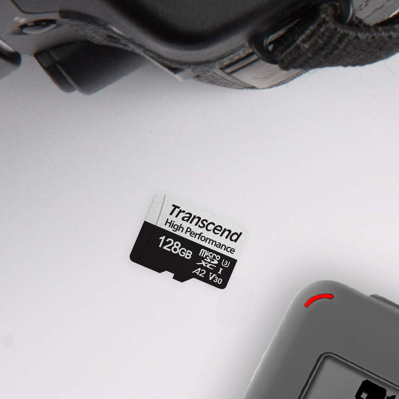 [Australia - AusPower] - Transcend TS64GUSD330S 64GB UHS-I U3 Micro SD Memory Card GREY BLACK 